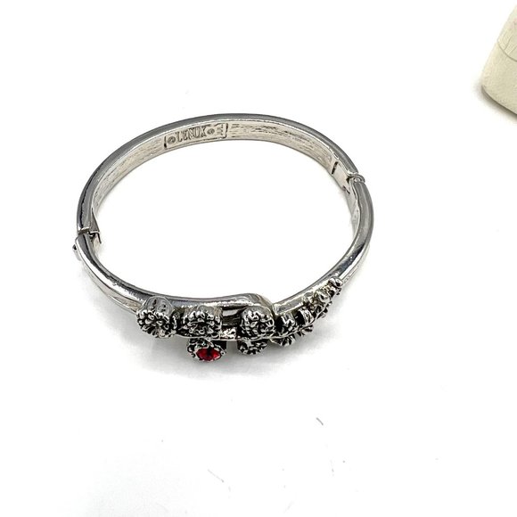 Lenox Jewelry Vintage Lenox Flower The Month July Larkspur Red